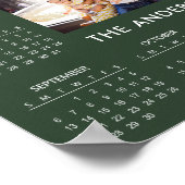 Add Your Own Family Photo 2026 Calendar |  Poster (Ecke)
