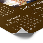 Add Your Own Family Photo 2026 Calendar |  Poster (Ecke)