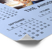 Add Your Own Family Photo 2026 Calendar |  Poster (Ecke)