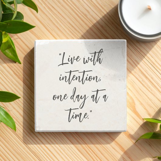 Add Your Own Inspirational Quote Steinuntersetzer