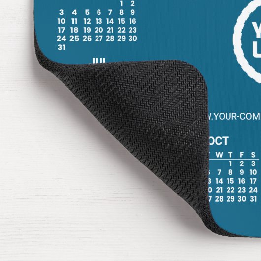 Add Your Own Logo 2026 Calendar Mousepad (Ecke)