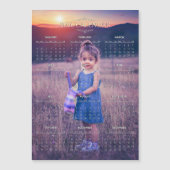 Add Your Own Photo 2026 Calendar | Magnet (Vorderseite)