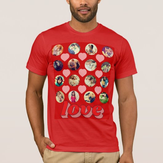 Add your own photo Custom pictures x16 T-Shirt (Vorderseite)