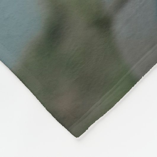 Add Your Own Photo Dog Pets Monogram Fleecedecke (Ecke)