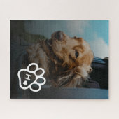 Add Your Own Photo Dog Pets Monogram jigsaw puzzle (Horizontal)