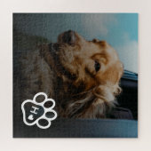 Add Your Own Photo Dog Pets Monogram jigsaw puzzle (Horizontal)