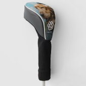 Add Your Own Photo Dog Pets Monogram Name Golf Headcover (angewinkelt)