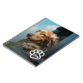 Add Your Own Photo Dog Pets Monogram Notizblock (Linke Seite)