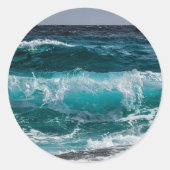 Add Your Own Photo Personalized Runder Aufkleber (Vorderseite)