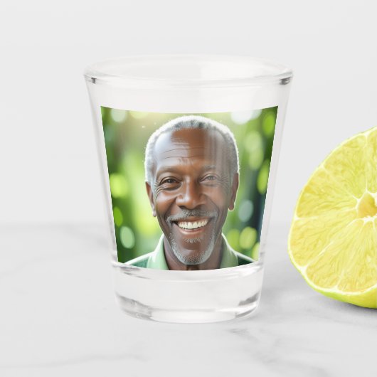 Add your own Photo Schnapsglas (Vorderseite)