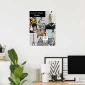 Add Your Own Photo Vision Board Custom Poster (Heimbüro)