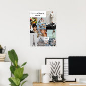 Add Your Own Photo Vision Board Custom Poster (Heimbüro)