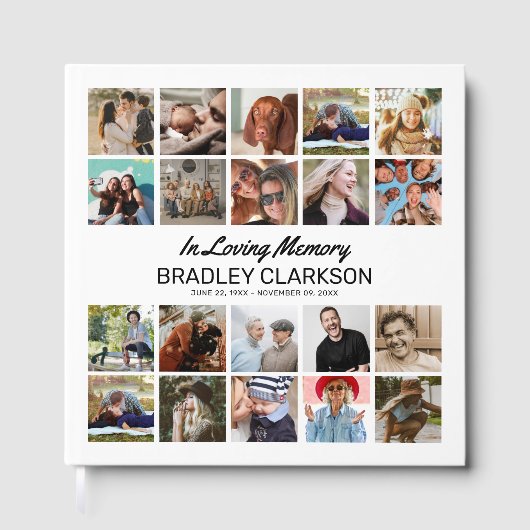 Add Your Own Photos & Personalized Text Gästebuch (Vorderseite)