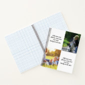 Add your own photos, text and  background throw pi notizblock (Innenseite)