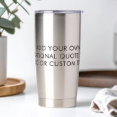 Add Your Own Quote Thermobecher