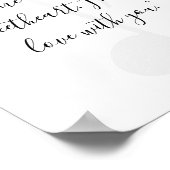 Add Your Own Song Lyric Music Quote Poster (Ecke)