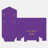 ADD YOUR OWN TEXT purple Geschenkschachtel (Ungefaltet)