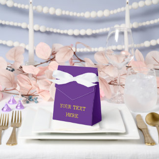ADD YOUR OWN TEXT purple Geschenkschachtel
