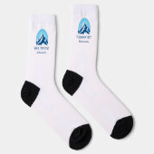 Add your own text ski resort mountain hiking socken (Rechts)