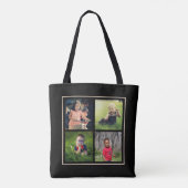 Add Your Personalized Custom Family or Pet Photos Tasche (Rückseite)