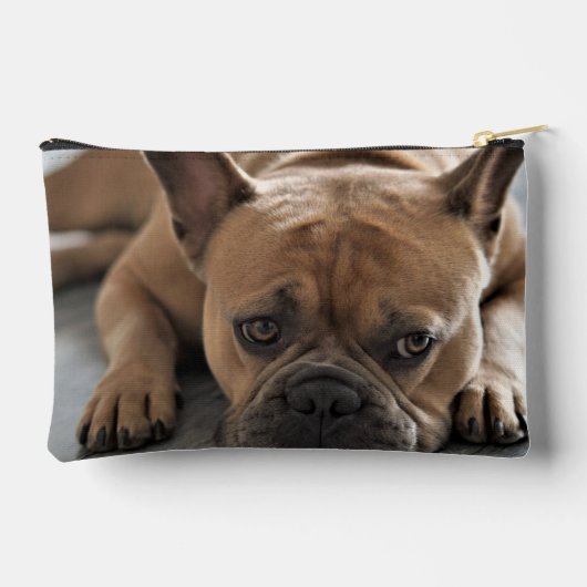 Add Your Photo and Text 2 Sided Customized Zubehörtasche (Rückseite)