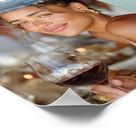 Add Your Photo Vision Board Custom Poster (Ecke)