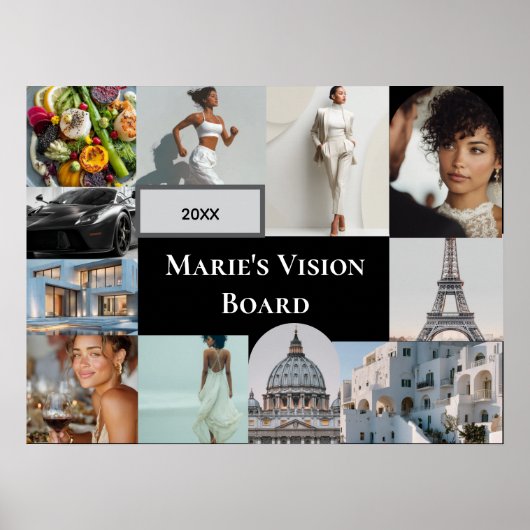 Add Your Photo Vision Board Custom Poster (Vorne)