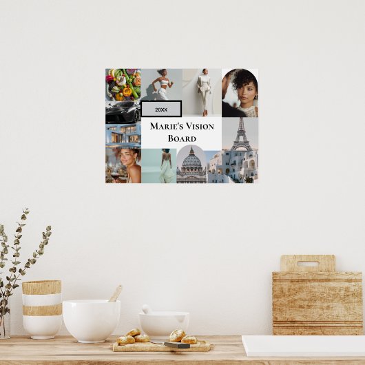 Add Your Photo Vision Board Custom Poster (Küche)