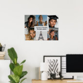 Add Your Photos Vision Board Custom Poster (Heimbüro)