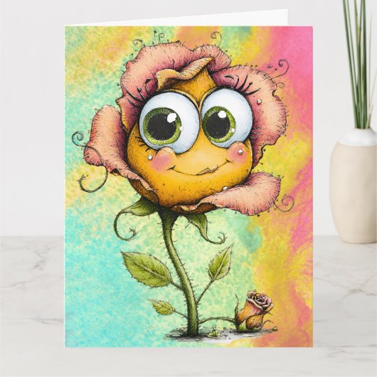 *Add your special message * Karte (Vorderseite)