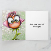 Add your special message  karte (Innenseite)