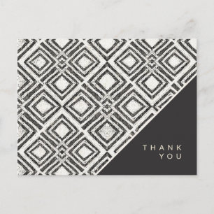 Add Your Text African Wild Pattern Postkarte