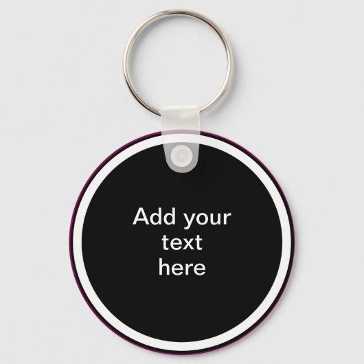 Add Your Text Here - TEMPLATE Schlüsselanhänger (Vorderseite)