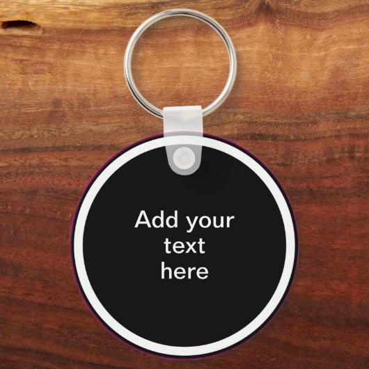 Add Your Text Here - TEMPLATE Schlüsselanhänger (Vorderseite)
