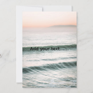 add your text ocean  einladung