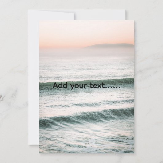 add your text ocean  einladung (Vorderseite)