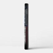 Add your text on American flag Case-Mate iPhone Hülle (Rückseite / Links)