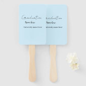 add your text simple graduate add school name cong fächer (Vorne und Hinten)