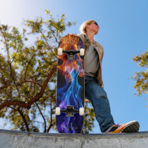 Adda_Bouch Feuer Skateboard