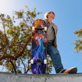 Adda_Bouch Feuer Skateboard
