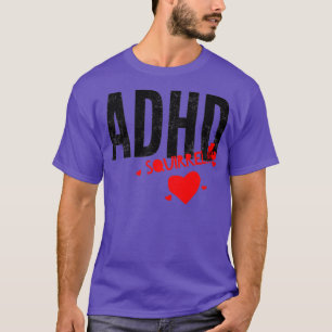 ADDADHS Awareness Montag ist Oktober SQUIRREL 5 T-Shirt