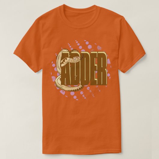 Adder Viper Schlange T-Shirt (Design vorne)