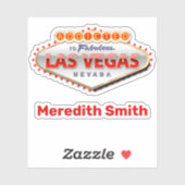 Addicent to Fabulous Las Vegas, NV Aufkleber (Blatt)