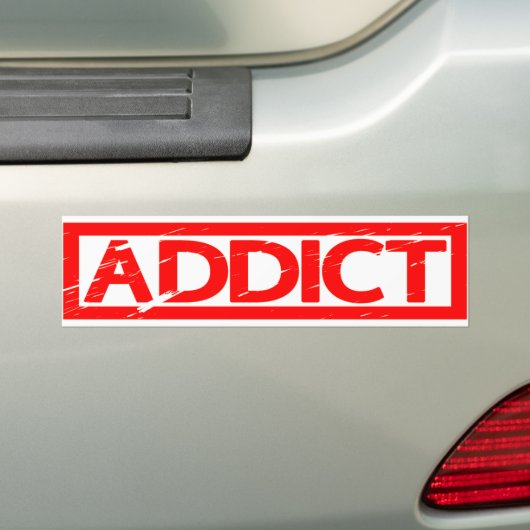 Addict-Briefmarke Autoaufkleber (Auf Auto)