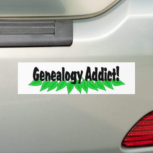Addict Genealogie Autoaufkleber (Auf Auto)