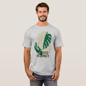 Addict Tshirt Monstera Pflanze (Vorne ganz)
