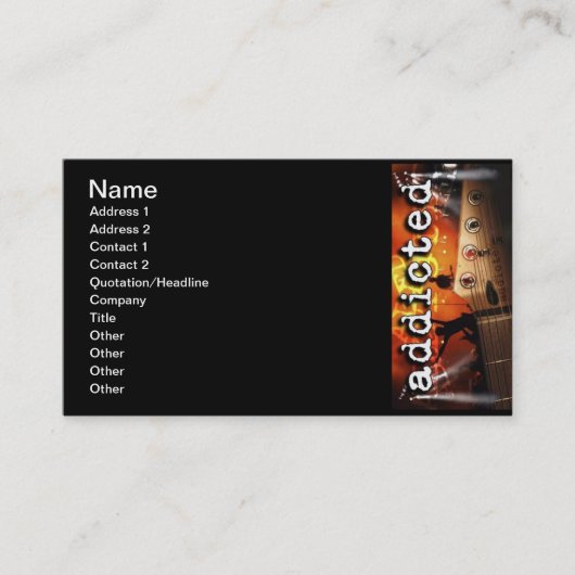 addicted_013 visitenkarte (Vorderseite)