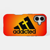 Addicted Black iPhone 16 Hülle (Rückseite (Horizontal))