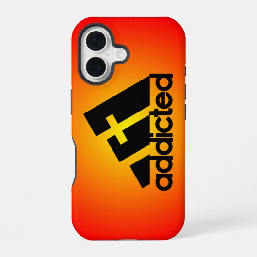 Addicted Black iPhone 16 Hülle (Rückseite)