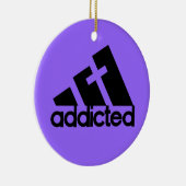 Addicted Black Keramik Ornament (Rechts)